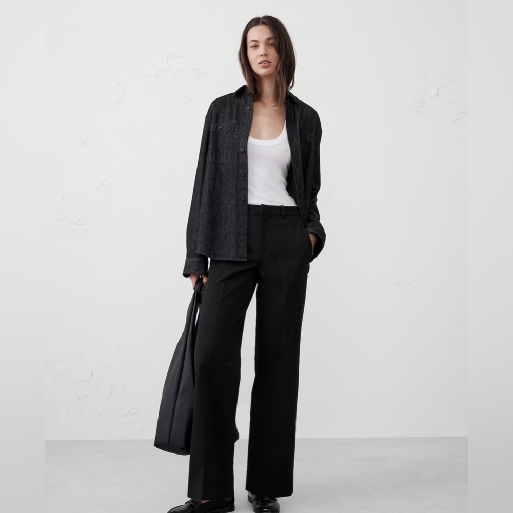 NWT! Banana Republic Womens Black Sloan Ankle Pant